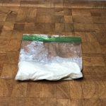 freezer bag filled with cottage cheese